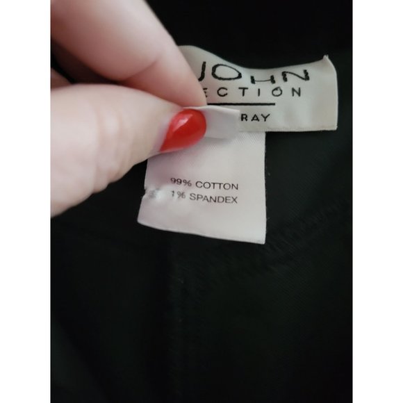 St John Collection black Velvet wide leg pants size 14 by Marie Gray Holiday - Picture 9 of 9